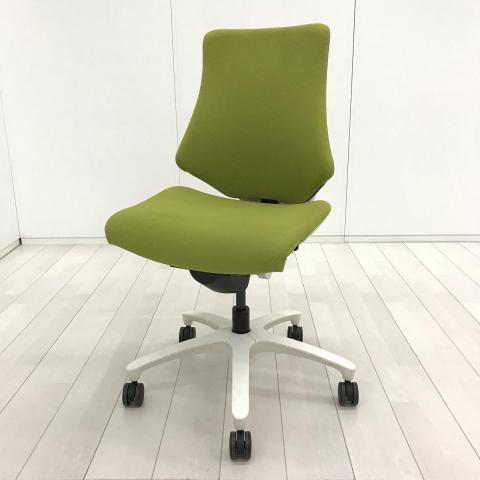 【中古】エフクロス KF-340GS-W9Q6 イトーキ（ITOKI） 肘無ローバックチェア