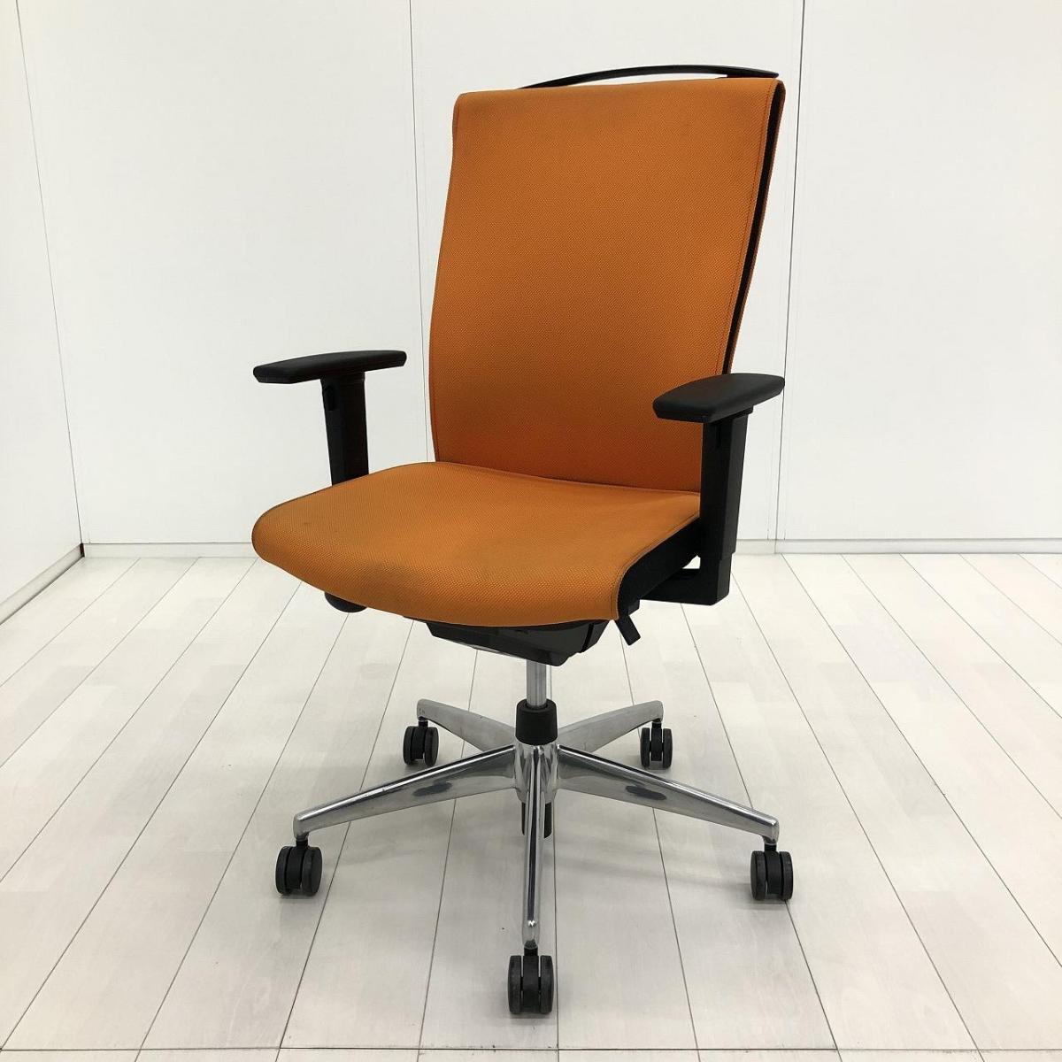 中古】プント CRS-G2402F6 コクヨ/KOKUYO 肘付ハイバックチェア 583833 