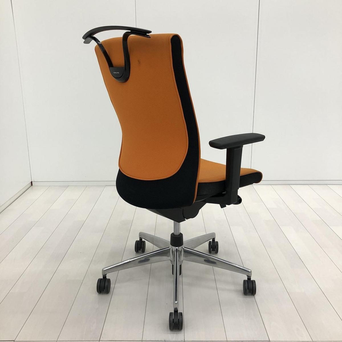中古】プント CRS-G2402F6 コクヨ/KOKUYO 肘付ハイバックチェア 583833 