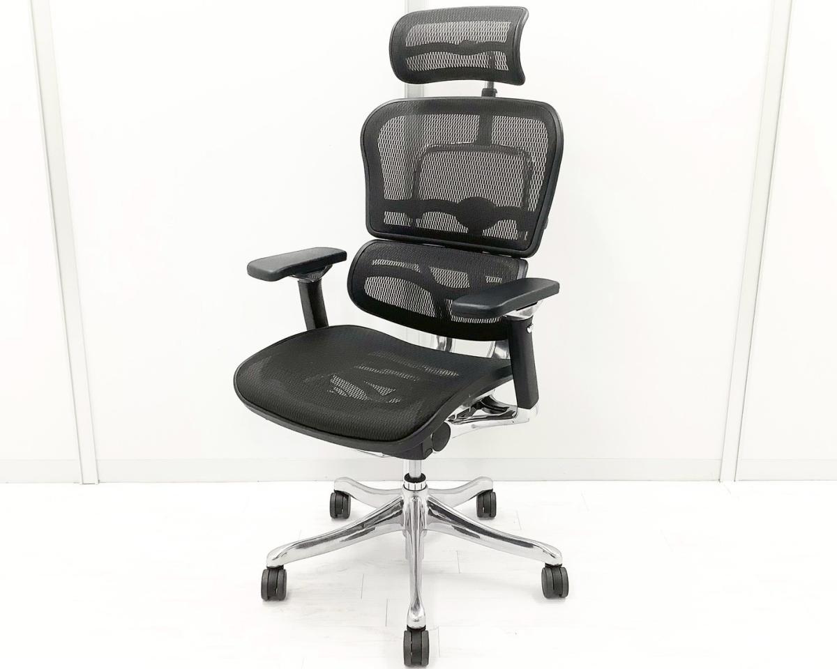 【限定１脚】椅子 ワークチェア 可動肘 アームレスト付 ヘッドレスト付 オススメ(おすすめ) 大人気 ・Ergohuman／エルゴヒューマン
                        その他シリーズ
                                    中古
            