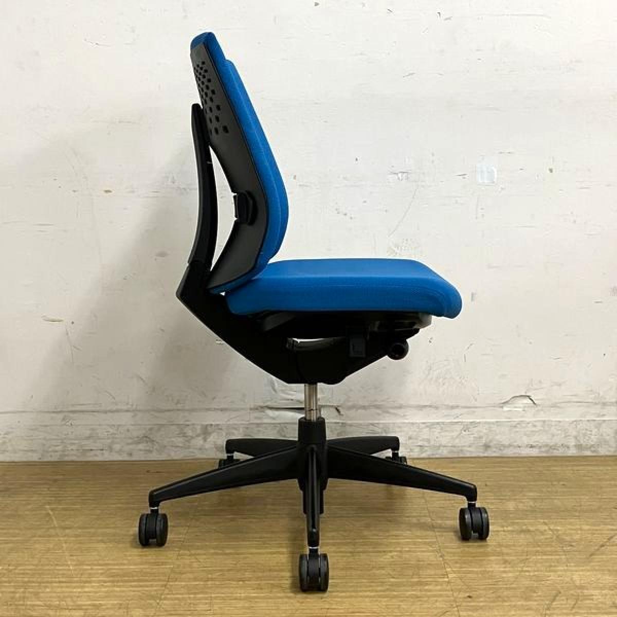 中古】ウィザード3 樹脂 CRS-G3620F6 コクヨ/KOKUYO 肘無ローバック 