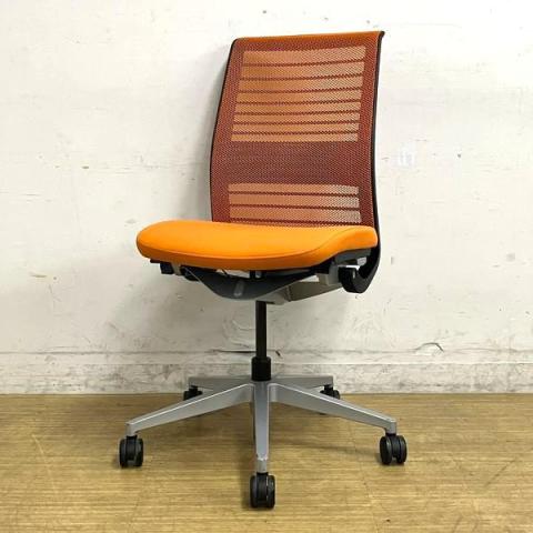 【中古】シンクチェア（新モデル）  Steelcase（スチールケース） 肘無ハイバックチェア