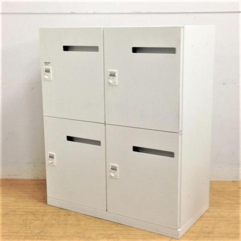 【中古】レクトラインロッカー 4Z6HRY ZA75 オカムラ（okamura） 4人用パーソナルロッカー