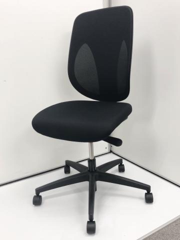 【中古】ジロフレックス 353 353-8029RSH BK ジロフレックス 肘無ハイバックチェア