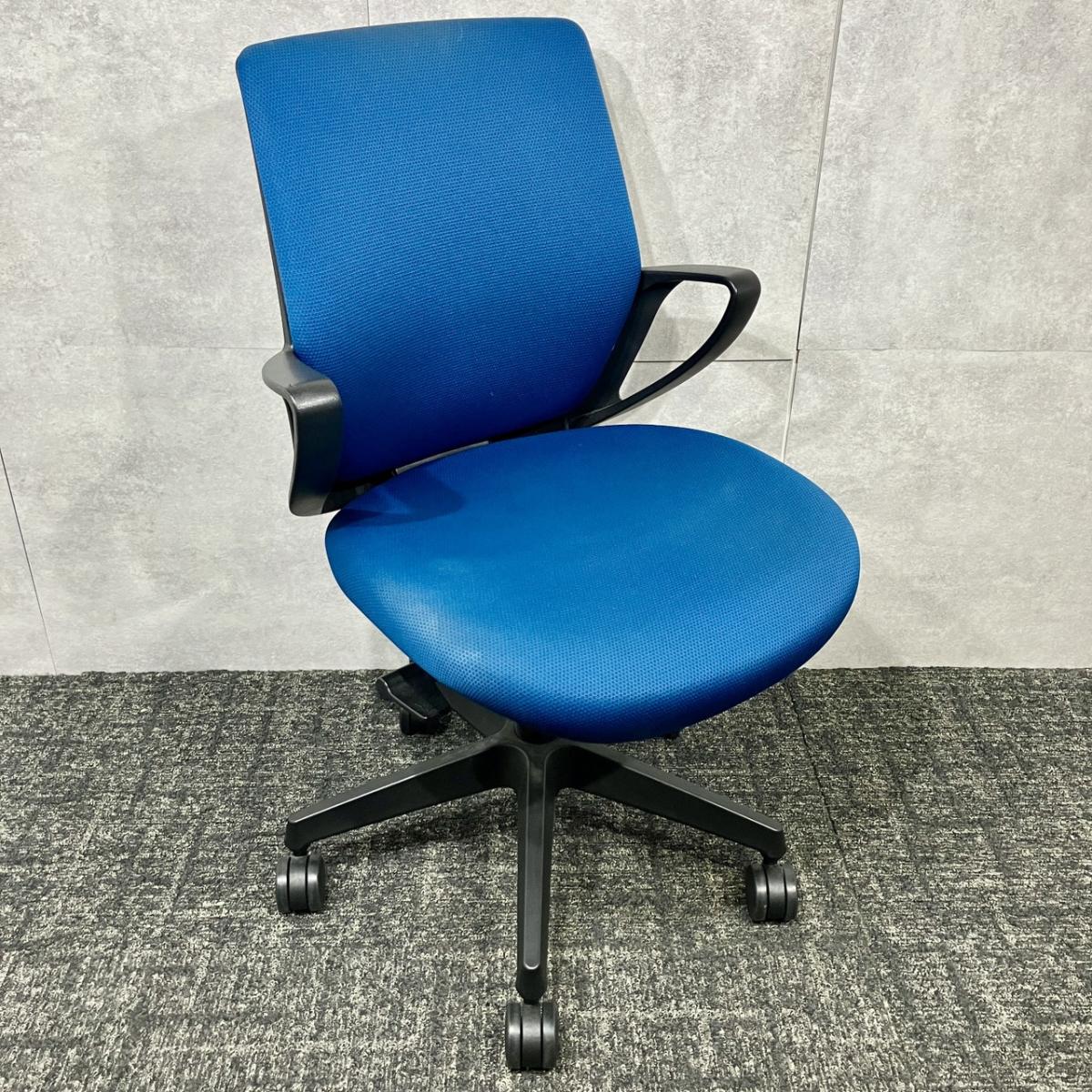 中古】ピコラ チェア CRS-G530E6 コクヨ/KOKUYO 肘付ローバックチェア 