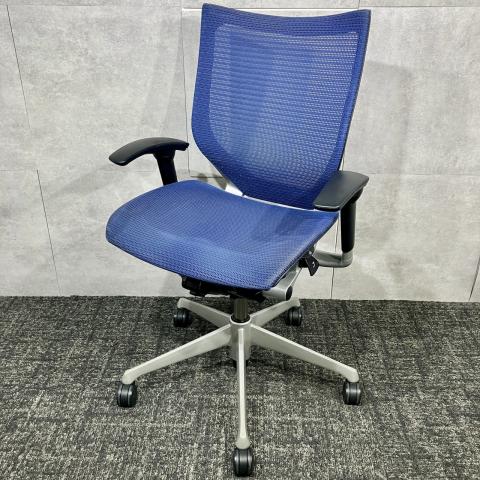 【中古】バロンメッシュチェア CP83CR FEH4 オカムラ（okamura） 肘付ローバックチェア