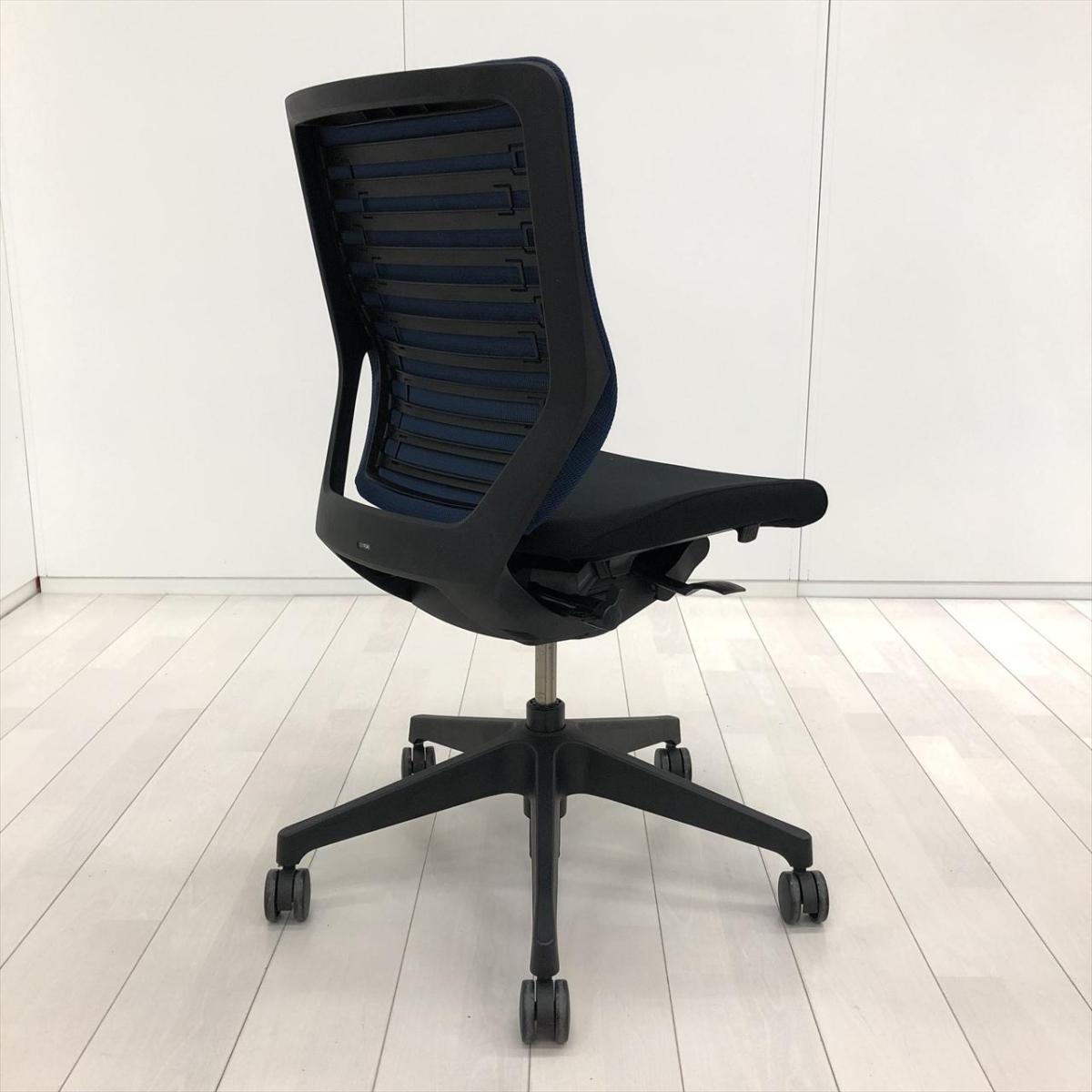中古】エピオスチェア KE-460GB-T1T1B2 イトーキ/ITOKI 肘無ローバック 