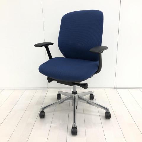 【中古】シルフィーメッシュ  オカムラ（okamura） 肘付ローバックチェア