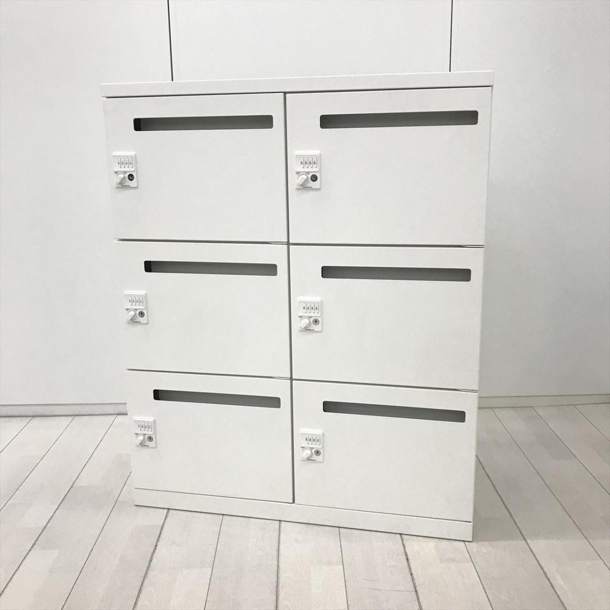 【フリーアドレス化の相棒！個人の荷物を収納可能なダイヤル錠式の6人用ロッカーが入荷！】■オカムラ（okamura）製　レクトラインシリーズ　6人用ロッカー　パーソナルロッカー　W900×H1100㎜　■投函口付き　■ダイヤル錠　■ホワイト　※非常解錠キーは付属しておりません。ご希望のお客様はご相談くださいませ。
                        レクトラインロッカー
                                    中古
            