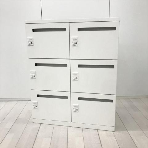 【中古】レクトラインロッカー 4B23YN　ZA75 オカムラ（okamura） 6人用パーソナルロッカー