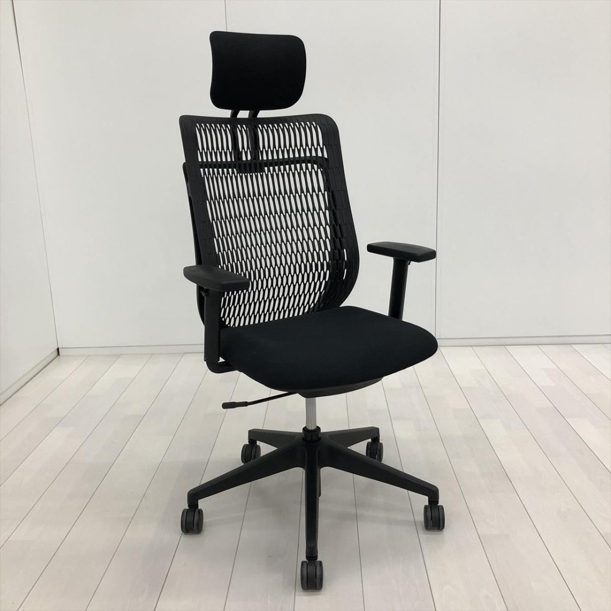 中古】AJチェア ウチダ/UCHIDA 肘付ハイバックチェア 584281 - 中古