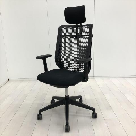 【中古】AJチェア  ウチダ（UCHIDA) 肘付ハイバックチェア