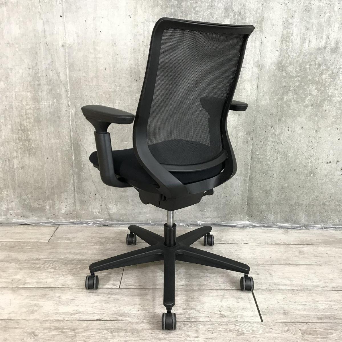 中古】ミトラシリーズ CRS-G2900E6N コクヨ/KOKUYO 肘付ローバック 