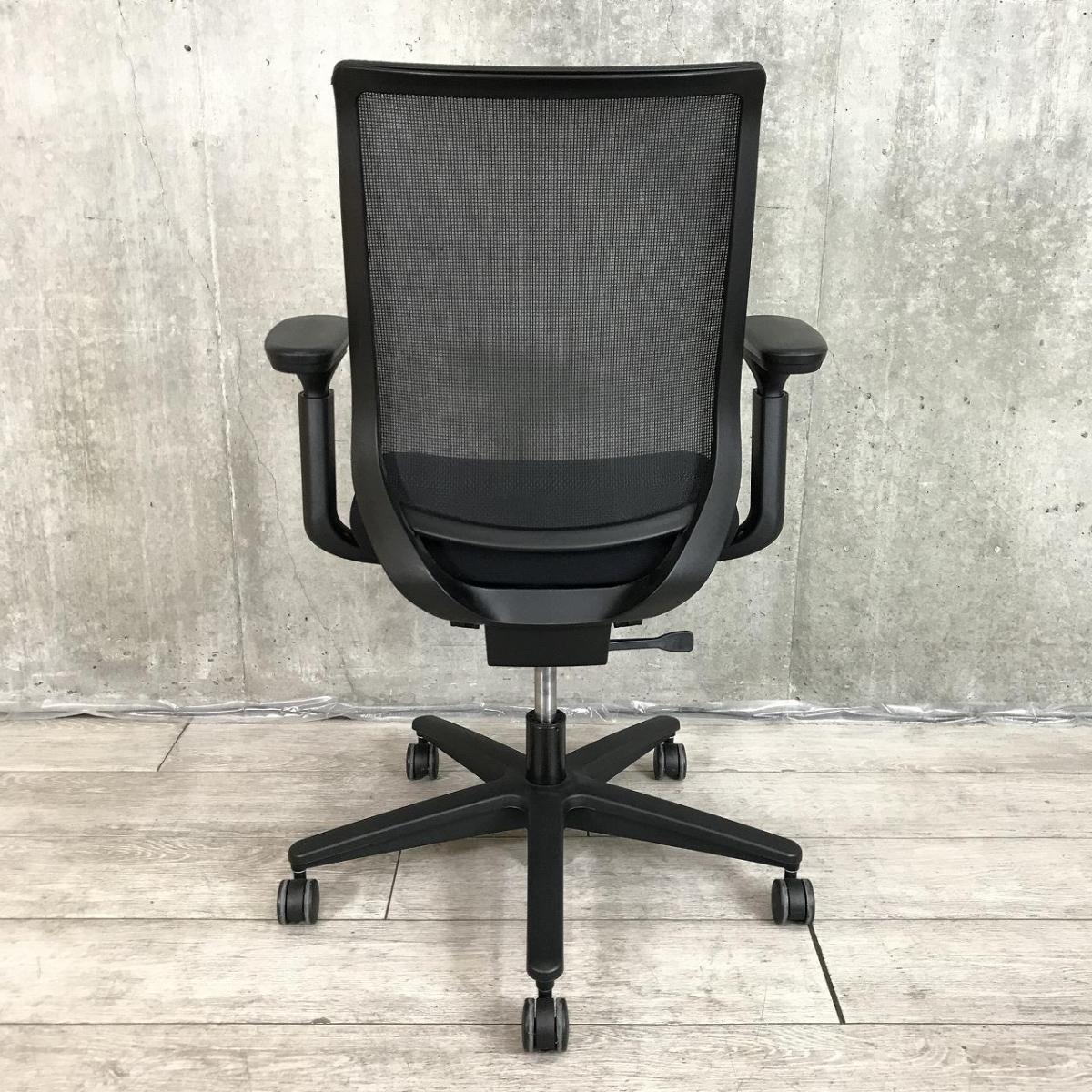 中古】ミトラシリーズ CRS-G2900E6N コクヨ/KOKUYO 肘付ローバック 