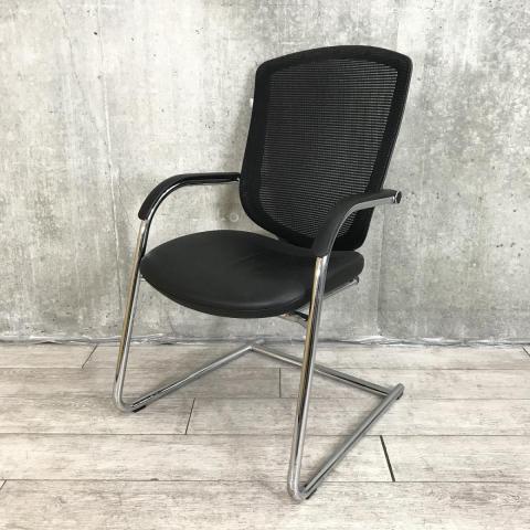 【中古】コンテッサ セコンダ CC74BR 0365 オカムラ（okamura） ミーティングチェア