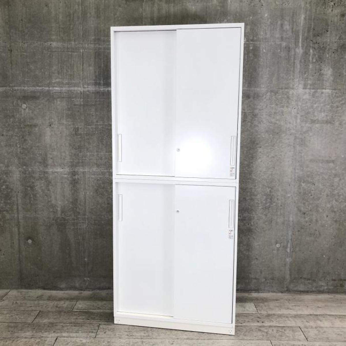 中古】エディア コクヨ/KOKUYO ハイキャビネット／引き違い＋引き違い 