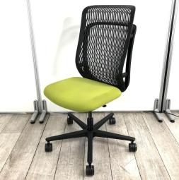 背もたれの通気性と座面の心地よいクッション性で人気！人気のハイバックチェア！
■内田洋行/AJ/グリーン ×ブラックフレーム　■背面：樹脂メッシュ（ヌードタイプ）