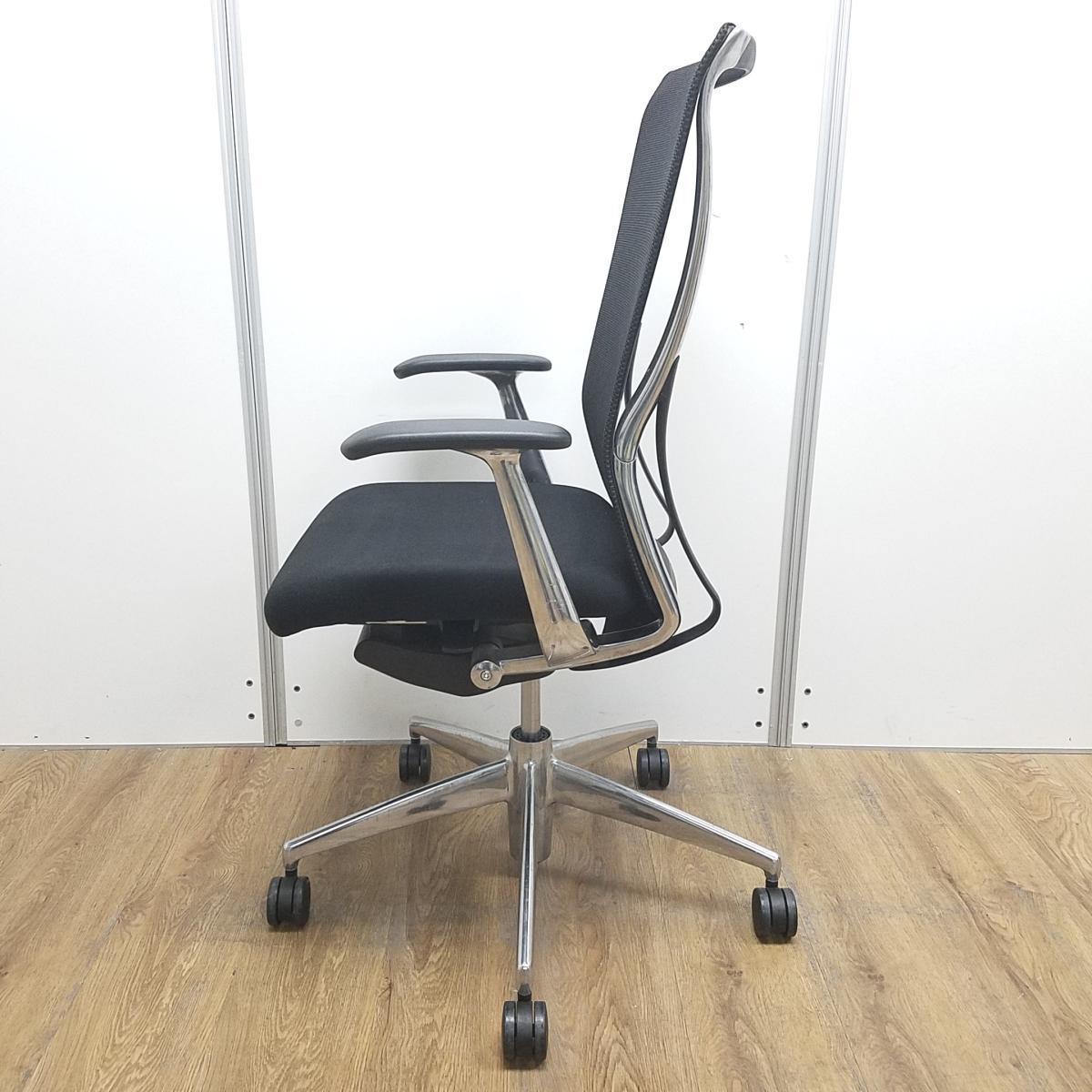 中古】フォスターチェア CR-G1420 コクヨ/KOKUYO 肘付ハイバックチェア 
