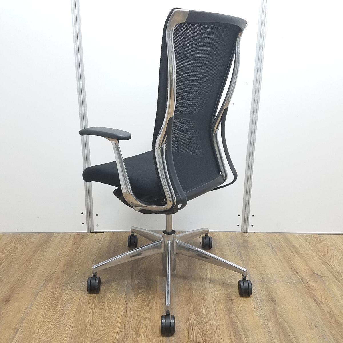 中古】フォスターチェア CR-G1420 コクヨ/KOKUYO 肘付ハイバックチェア 
