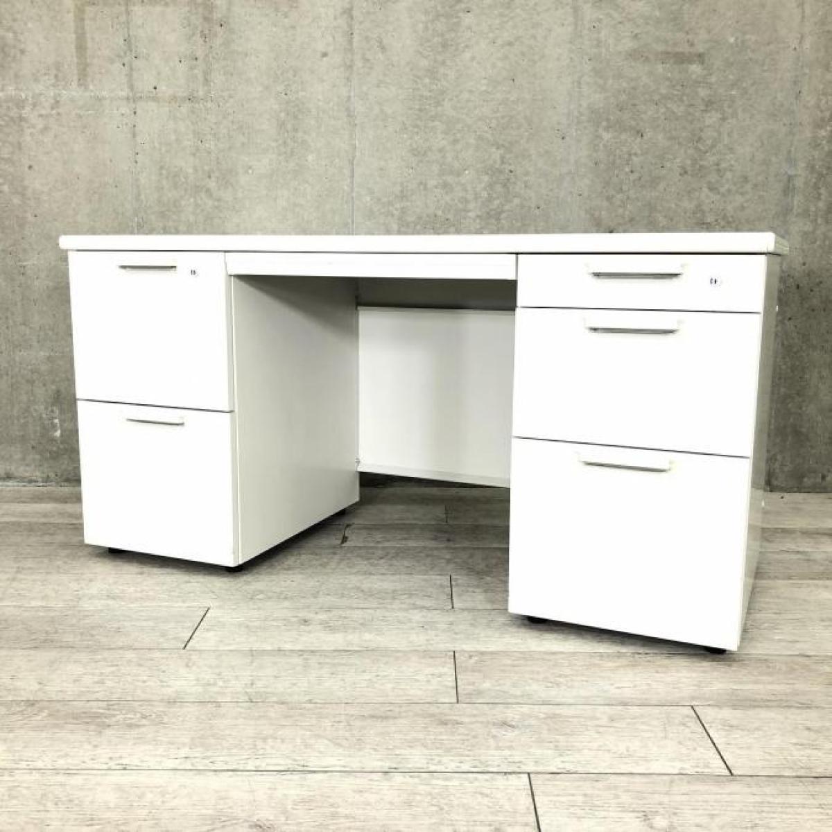 中古】LEED LE-NT147 W4 プラス/PLUS 両袖机 584360 - 中古オフィス 