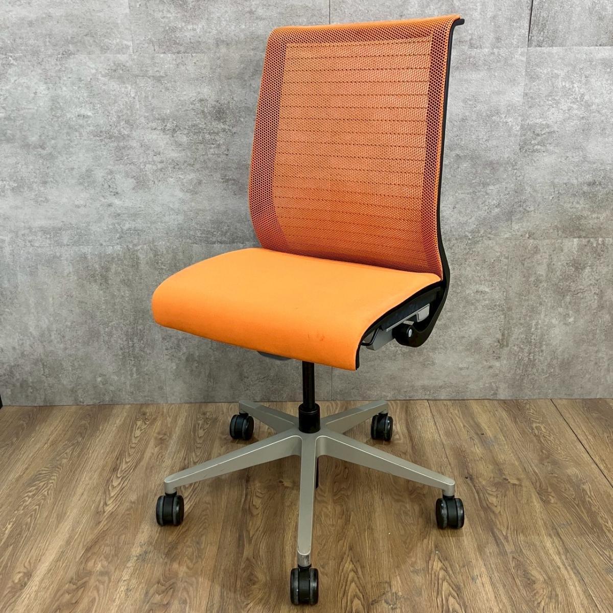 中古】シンクチェア（旧モデル） Steelcase/スチールケース 肘無 