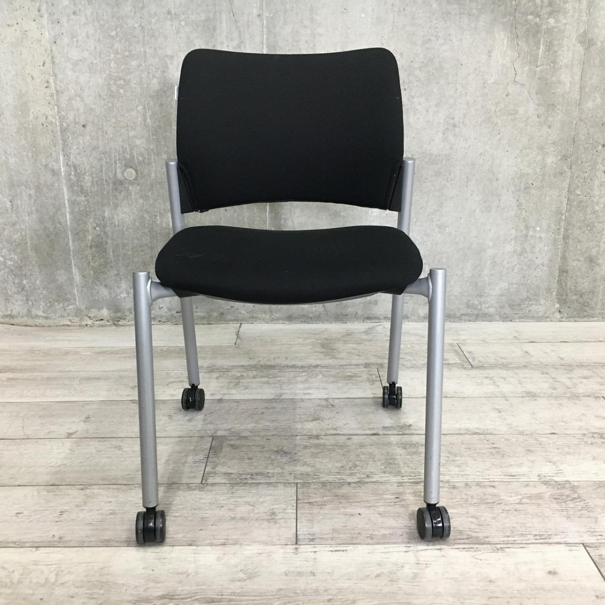 中古】8147シリーズ 8147BZ オカムラ/okamura スタッキングチェア 