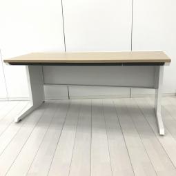 在宅ワーク/ABW/幅広　イトーキ（ITOKI）製　CZRシリーズ　平机　 L脚　引出し付 W1600×D700×H720mm　■天板:木目/ホワイト