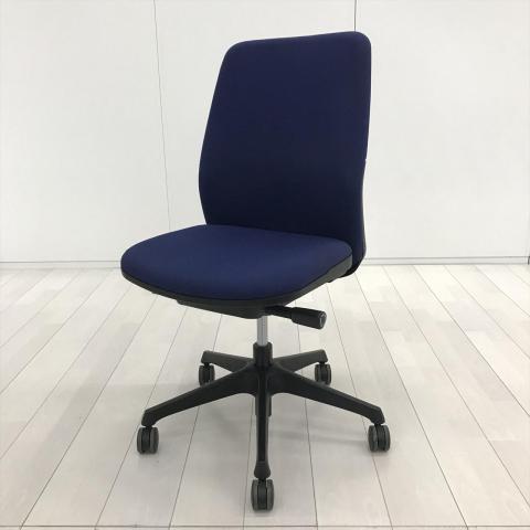 【中古】Kaile KC-HL63SL BL プラス（PLUS） 肘無ハイバックチェア