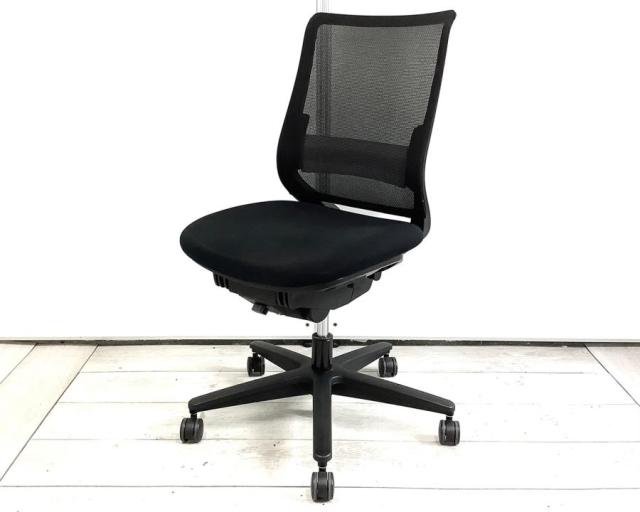 【中古】ミトラシリーズ CRSG2920E6N コクヨ（KOKUYO） 肘無ローバックチェア