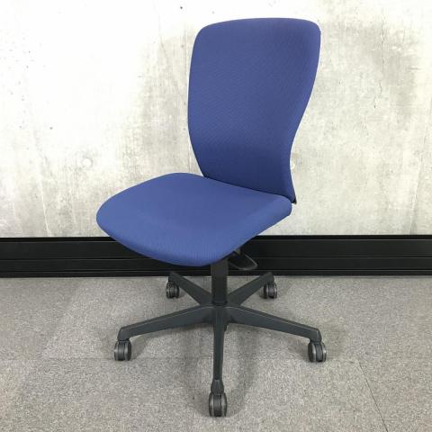 【中古】スラート  オカムラ（okamura） 肘無ハイバックチェア