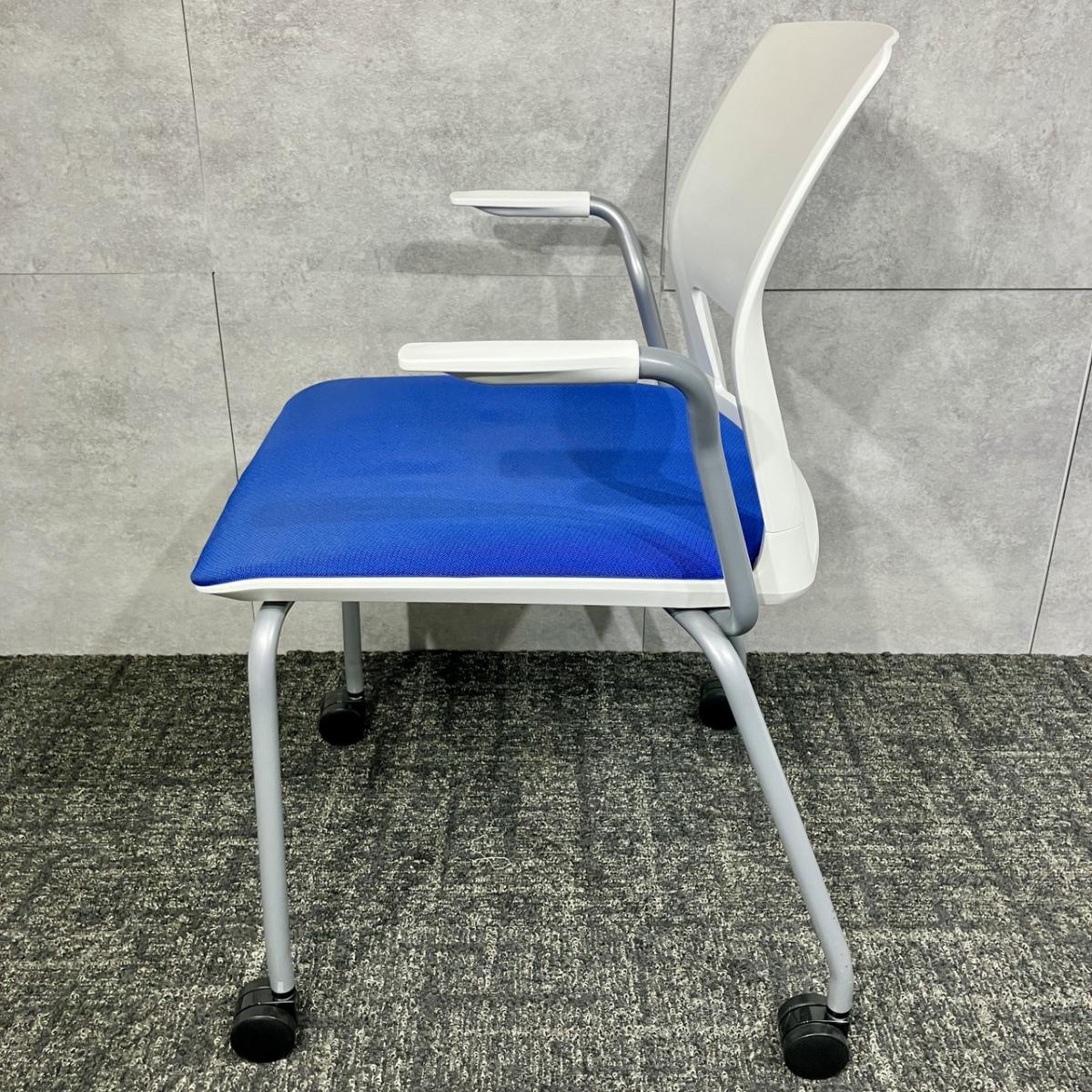中古】CK-810 シリーズ CK-161C-W コクヨ/KOKUYO スタッキングチェア 