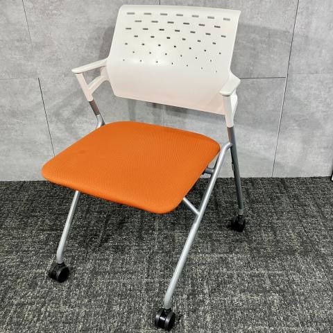 【中古】CK-805シリーズ CK-720PAWG4Y4-W コクヨ（KOKUYO） スタッキングチェア