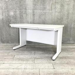 【スタンダードなデザインで使いやすい！幅1200㎜の定番サイズ！！】■ライオン（LION）製　レオ（LEO）シリーズ　平デスク　W1200×D700mm　引き出し付　■ホワイト