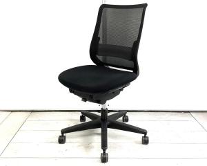 メッシュの通気性が良い　シンプルなデザインが人気！　肘無し　■コクヨ/ミトラ/ブラック【AD】