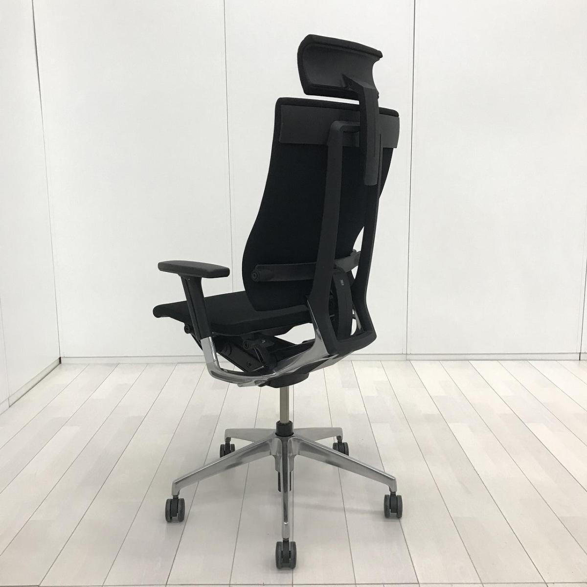 中古】スピーナチェア イトーキ/ITOKI 肘付ハイバックチェア 584592 
