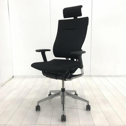 【中古】スピーナチェア  イトーキ（ITOKI） 肘付ハイバックチェア