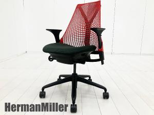 HermanMiller/ハーマンミラー　セイルチェア　レッド　前傾機能付き