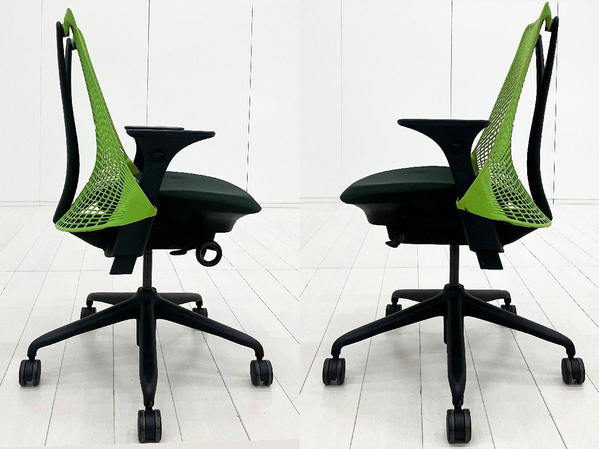 中古】セイルチェア Herman Miller/ハーマンミラー 肘付ハイバック 