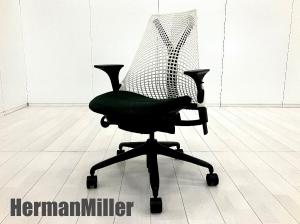 HermanMiller/ハーマンミラー　セイルチェア　ホワイト 前傾機能付き