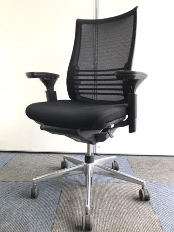 【中古】ベゼル 樹脂脚 CRS-G2822E6 コクヨ（KOKUYO） 肘付ハイバックチェア