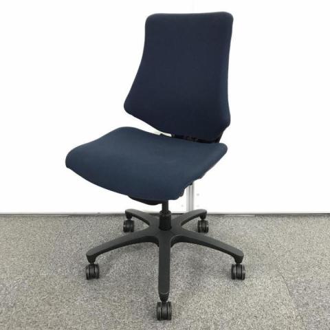 【中古】エフクロス KF-340GS-T1B2 イトーキ（ITOKI） 肘無ローバックチェア