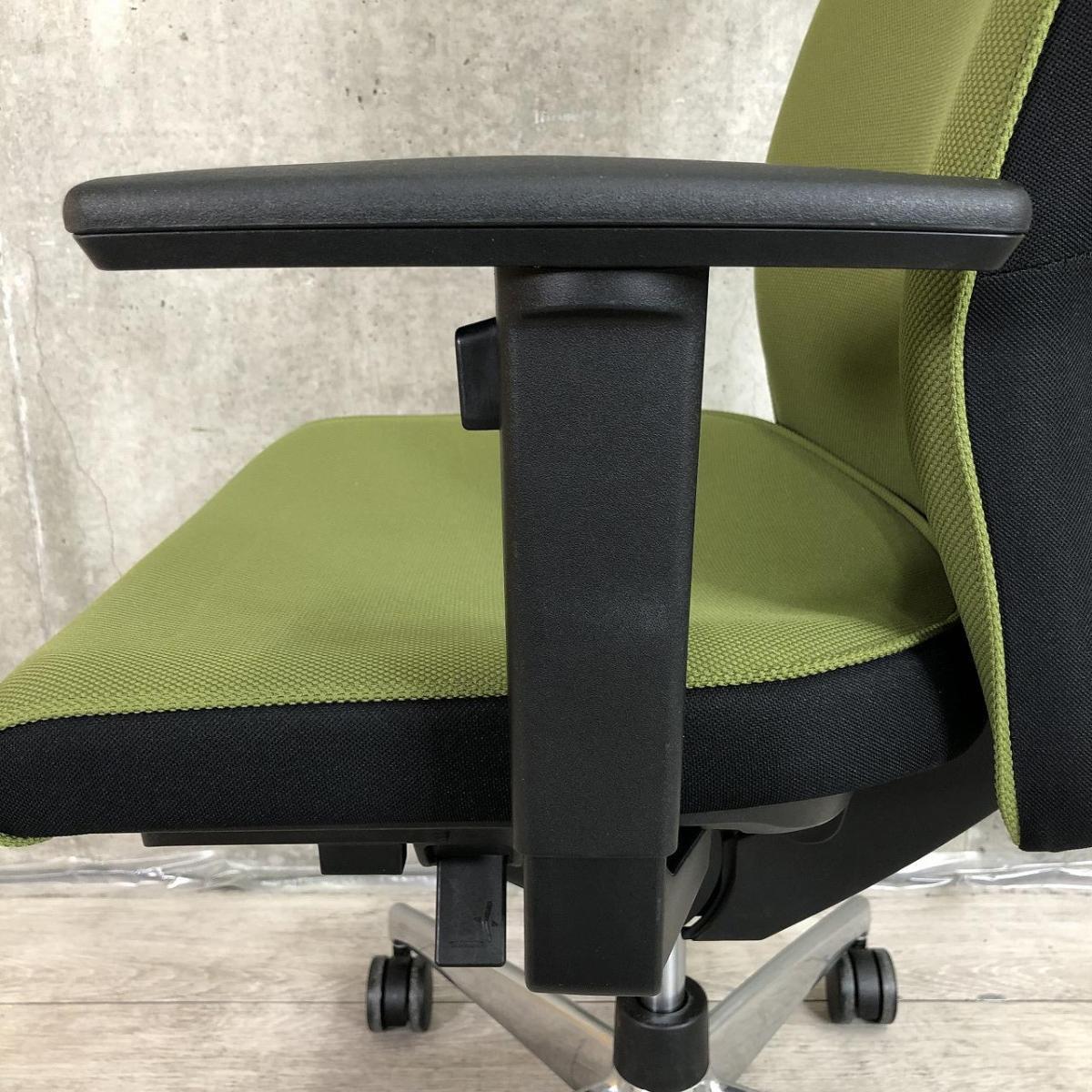 中古】プント CRS-G2402F6 コクヨ/KOKUYO 肘付ハイバックチェア 584626 