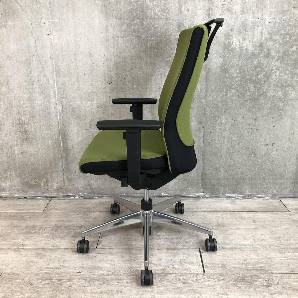 中古】プント CRS-G2402F6 コクヨ/KOKUYO 肘付ハイバックチェア 584626 