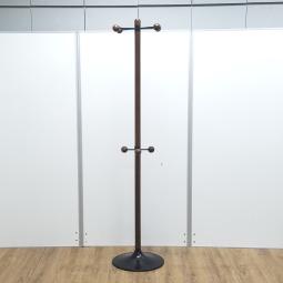 ★【T4】【商品入替のため、残り2台限り】ウチダ製　CH-1型　ウォールナット　来客用・個室用として便利に使えます！　コートハンガー　ポールハンガー！！