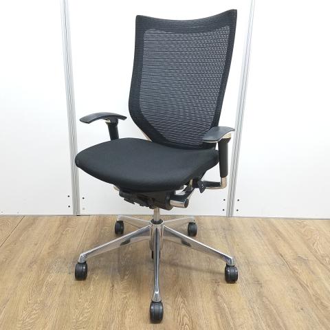 【中古】バロンチェア  オカムラ（okamura） 肘付ハイバックチェア