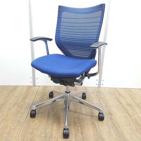【中古】バロンチェア  オカムラ（okamura） 肘付ローバックチェア