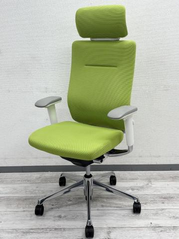 【中古】コーラルチェア  オカムラ（okamura） 肘付ハイバックチェア