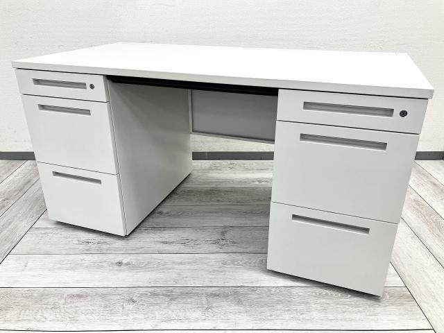 【中古】CZRデスク CZR-147BAB-W9W9 イトーキ（ITOKI） 両袖机