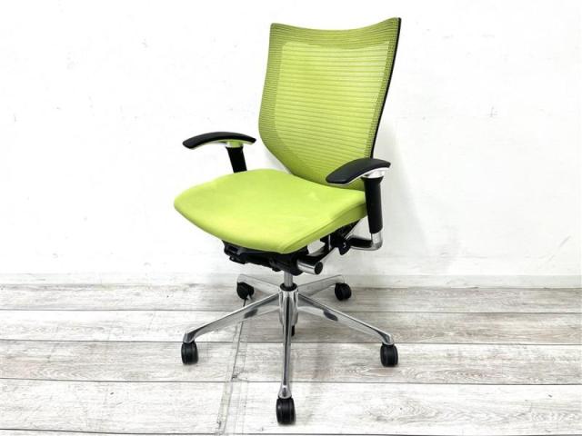 【中古】バロンチェア CP33DW FDF1 オカムラ（okamura） 肘付ローバックチェア