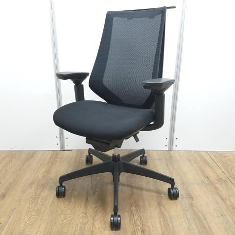 【中古】デュオラ メッシュ  コクヨ（KOKUYO） 肘付ハイバックチェア